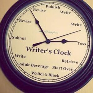 writers clock by Linda Rohrbough