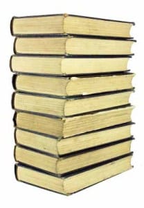 stack of old books Freedigitalphotos