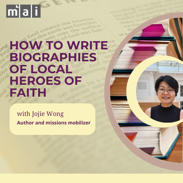 How to write biographies of local heroes of faith