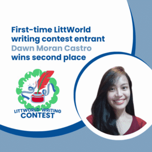 First-time LittWorld writing contest entrant Dawn Moran Castro wins second place