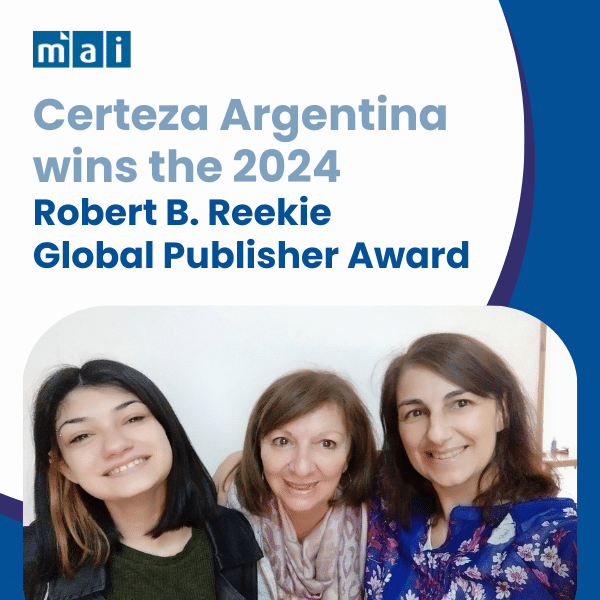 Certeza Argentina wins the 2024 Robert B. Reekie Global Publisher Award