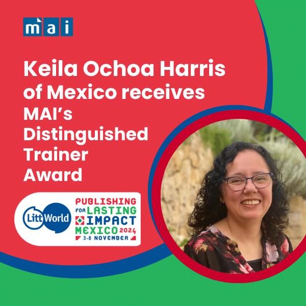 Keila Ochoa Harris of Mexico receives MAI’s Distinguished Trainer Award