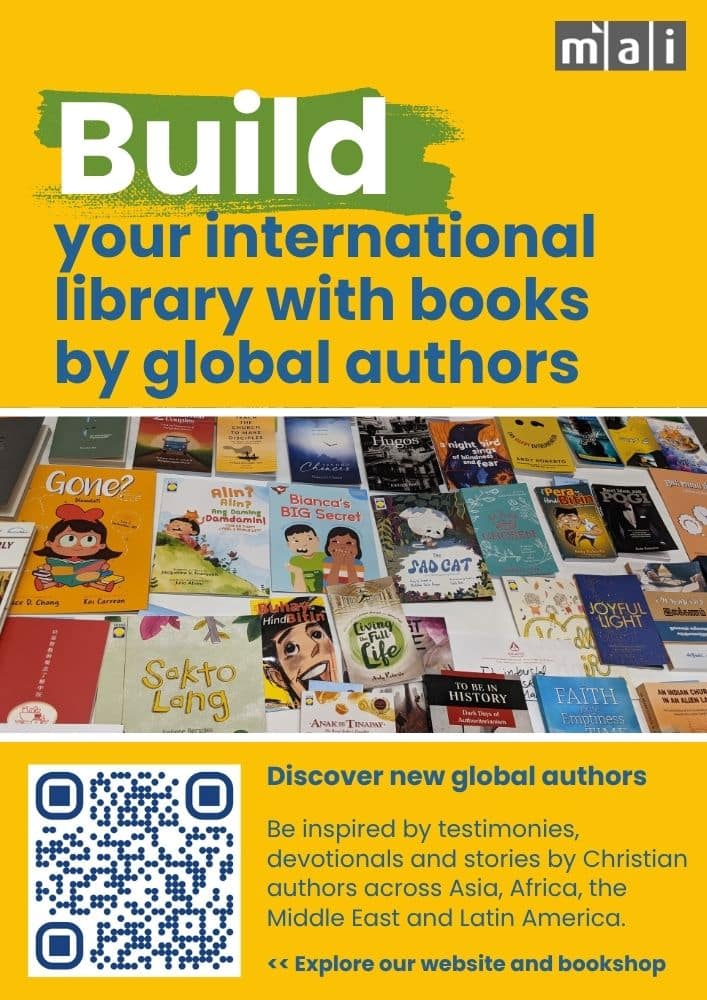 Build your international library with books by global authors. Discover new global authors Be inspired by testimonies, devotionals and stories by Christian authors across Asia, Africa, the Middle East and Latin America. Explore our website and bookshop.