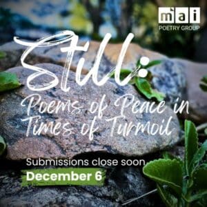 Poetry anthology submissions close soon December 6